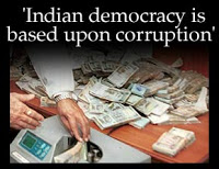 Corruption,corrupted,corruption free India,