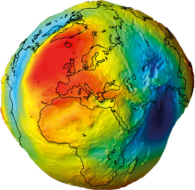 real shape of earth?(with water)