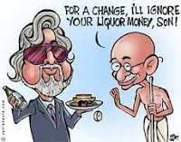 vijay mallya,Gandhi,father of the nation